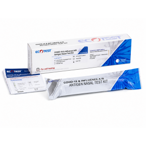 EcoTest® Covid & Griep Combi-Test (1 Test)