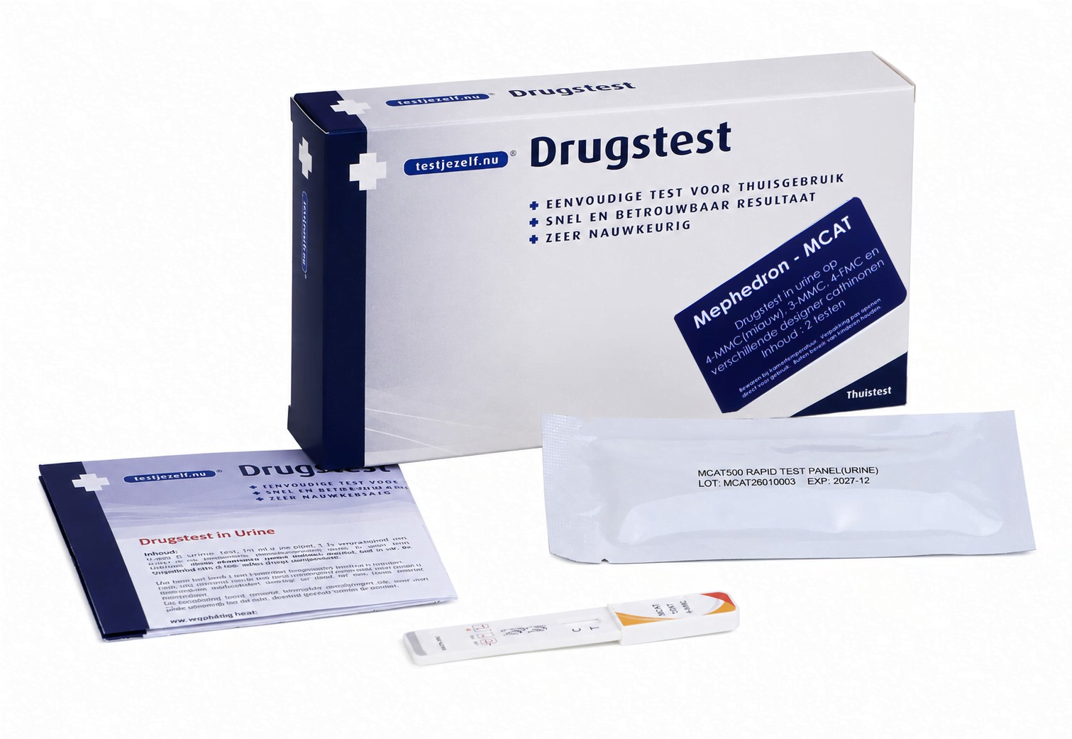 Drugstest MCAT Mephedrone verpakking per 2